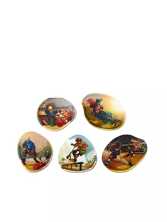 ERGOBAG | Klettie Set 5tlg Leuchtende Unterwasserwelt | gelb